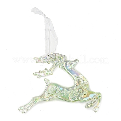 Weihnachtsanhänger aus transparentem Kunststoff&nbsp;HJEW-G022-01G