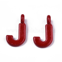 Spritzlackierte 2-Schleifen-Gliederanhänger aus Legierung&nbsp;LS-X-PALLOY-T075-48J-RS