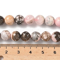 Натуральные бусины из родонита&nbsp;G-G271-B02-8mm