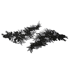 Полиэстер компьютеризированная вышивка пришить аппликации&nbsp;PATC-WH0001-98A