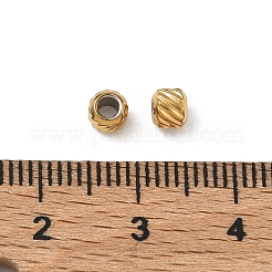 304 Edelstahlperlen&nbsp;STAS-P448-06F-G
