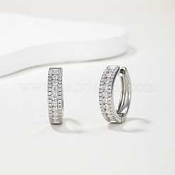 925 Ohrring aus Sterlingsilber mit Moissanit für Damen&nbsp;BC8310