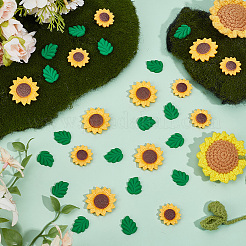 30шт 2 стиля непрозрачные кабошоны из смолы&nbsp;RESI-SC0036-59