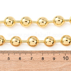 Halsketten mit Messingkugeln für Damen und Herren&nbsp;NJEW-H089-01G