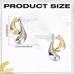 1 пара сережек-гвоздиков из сплава&nbsp;EJEW-LP0012-07