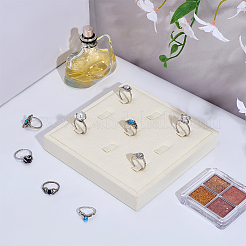 Expositor organizador de anillos de microfibra con 9 ranura&nbsp;ODIS-WH0050-15C-02