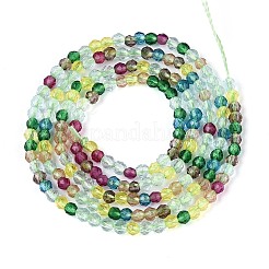 Прозрачный градиент цвета стеклянные бусины пряди&nbsp;GLAA-E044-01B