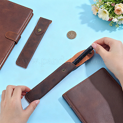 Estuche rectangular de piel sintética para bolígrafos&nbsp;AJEW-WH0485-46A