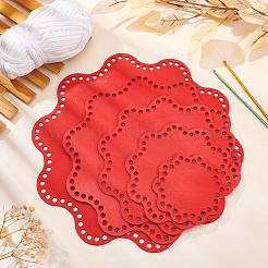 Дно корзины из хлопкового дерева&nbsp;DIY-WH0319-35