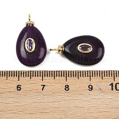 Крашеные натуральный белый нефрит подвески&nbsp;KK-B157-42D-07