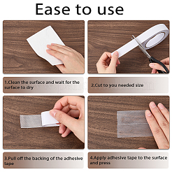 Матовые противоскользящие клейкие ленты из ПВХ&nbsp;DIY-WH20002-133A