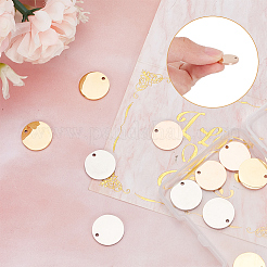 12 шт. подвески из нержавеющей стали 201 двух цветов&nbsp;STAS-AR0001-57