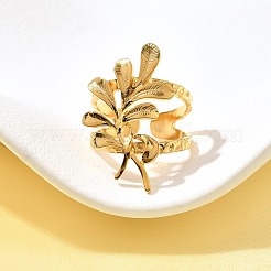 Кольцо-манжета из нержавеющей стали 304 для женщин&nbsp;RJEW-A053-06G-10