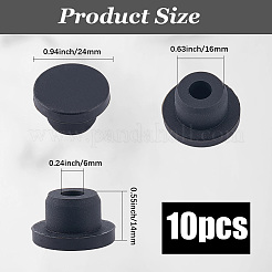 10шт силиконовые заглушки для отверстий&nbsp;AJEW-GF0011-66A