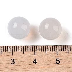 Сферические бусины из натурального белого агата без отверстий&nbsp;G-K353-04A-18