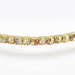 Латунные цепные браслеты&nbsp;BJEW-T010-03G-08