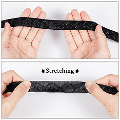 10 ярд нескользящей прозрачной силиконовой полиэстеровой резинки&nbsp;SRIB-GF0001-26A-02