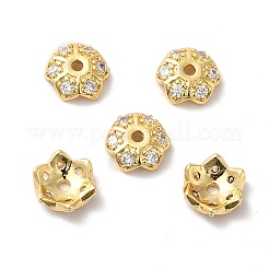 Латунь микро проложить кубический цирконий шарик&nbsp;KK-E068-VF851-2