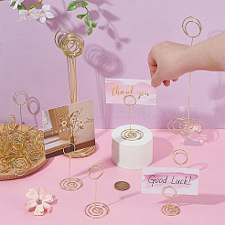 36 шт. 3-х стилистический держатель для фото из углеродистой стали&nbsp;AJEW-CL0002-16