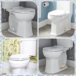 Фарфоровая заглушка для отверстия&nbsp;FIND-WH0139-748