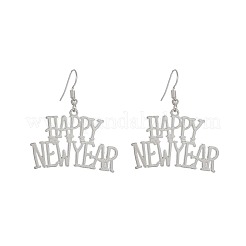 Серьги с подвесками из сплава акрила&nbsp;FS-WG7C527-02