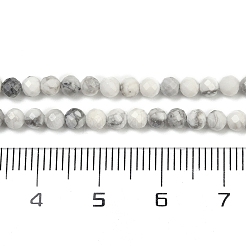 Natürliche Howlith Perlen Stränge&nbsp;G-C181-B03-02