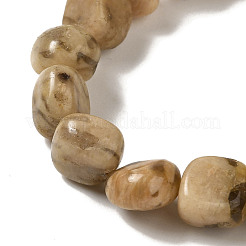 Fili di perline di amazzonite di fiori naturali&nbsp;G-B078-D17-01