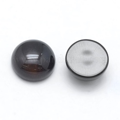 Naturale agata nera cabochon&nbsp;X-G-E492-H-15