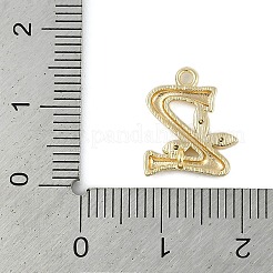 Connettori con lettere in strass di cristallo in ottone&nbsp;KK-S395-06G-Z