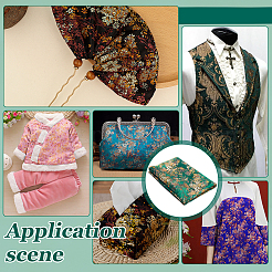 Polyesterstoffe mit Blumenmuster&nbsp;DIY-WH0622-112B