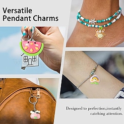 10шт 10 стиля непрозрачные подвески из смолы&nbsp;FIND-YW0005-72