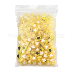 200 шт. 6 вида прозрачных и непрозрачных акриловых бусин&nbsp;TACR-FS0001-54G