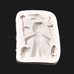 Stampi per statue in silicone alimentare fai da te per ornamenti di Halloween&nbsp;DIY-G054-A01