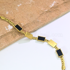 Bracelets vintage en acier inoxydable à maillons pour femmes&nbsp;LS8659