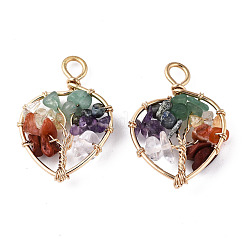 Природные каменные смешанные подвески&nbsp;G-T131-97B-05