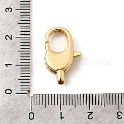 Застежки-клешни из прозрачной латуни с кубическим цирконием&nbsp;KK-Z078-45A-G