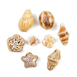 16шт 8 стиля фарфоровые бусины ручной работы&nbsp;PORC-FP0001-12