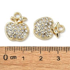 Золотые подвески из сплава со стразами&nbsp;PALLOY-F308-22G-03