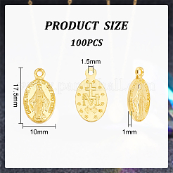 100 шт. Подвески из сплава в тибетском стиле&nbsp;TIBEP-UN0001-04