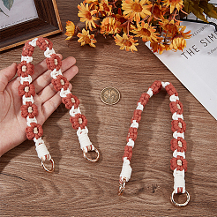 2 шт. хлопковый ремешок для запястья с цветочным узором&nbsp;HJEW-BBC0001-10E