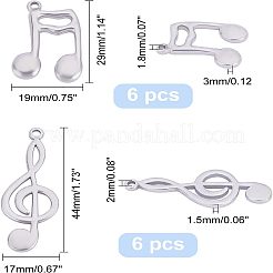 Anhänger aus Edelstahl 304&nbsp;STAS-UN0012-91P