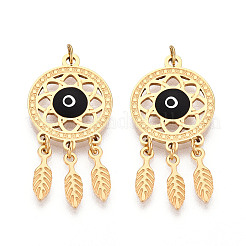 Подвески из нержавеющей стали 304 с эмалью&nbsp;STAS-T069-57M