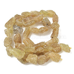 Необработанные грубые натуральные желтые апатитовые бусины нити&nbsp;LS-G-M453-D07