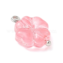 7 шт. 7 цвета прозрачные стеклянные подвески&nbsp;PALLOY-JF03518-02