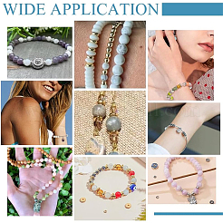 100 шт. разделительные бусины из нержавеющей стали 304&nbsp;STAS-UN0063-44