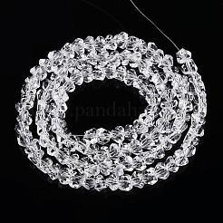 Прозрачные стеклянные бусины&nbsp;GLAA-N018-4mm-09