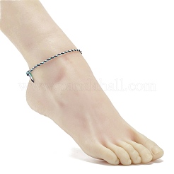 5 Stück Makramee-Baumwollgeflecht-Fußkettchen-Set&nbsp;AJEW-AN00486-04