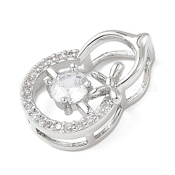 Латунные микро проложить кубического циркония подвески&nbsp;KK-D357-17A-P