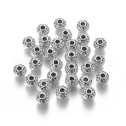 Тибетские серебрянные бусины прокладки&nbsp;LS-LF0713Y-NF