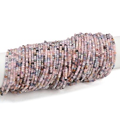 Природные морганит нитей бисера&nbsp;LS-G-L628-D04-2x2mm